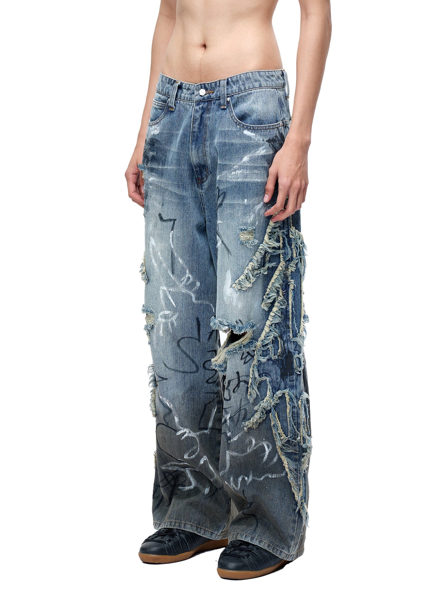 LUMINOUS DAWN GRAFFITI JEANS