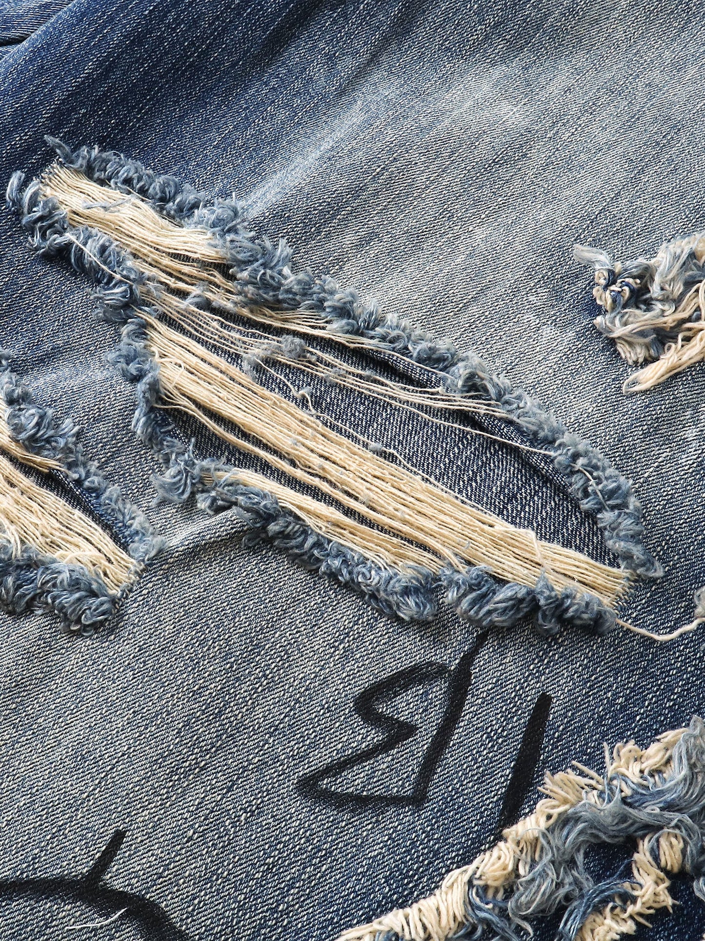LUMINOUS DAWN GRAFFITI JEANS