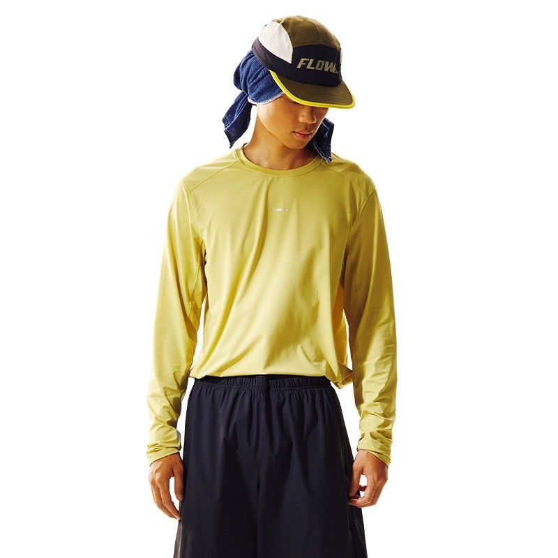 MINI LOGO CENTERED LONG SLEEVE TEE