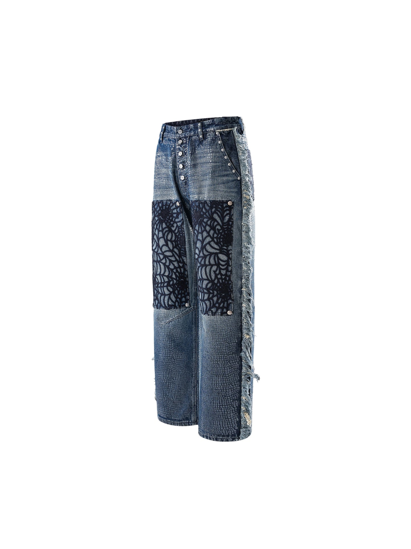 LUMINOUSDAWN FRINGED JEANS