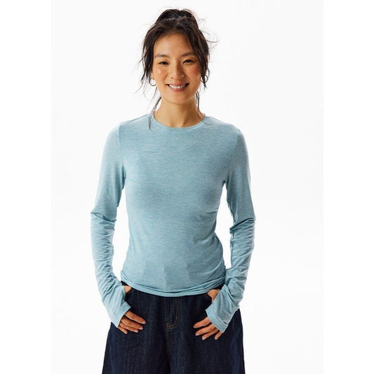 MERINO WOOL RUNNING LONG SLEEVE TEE