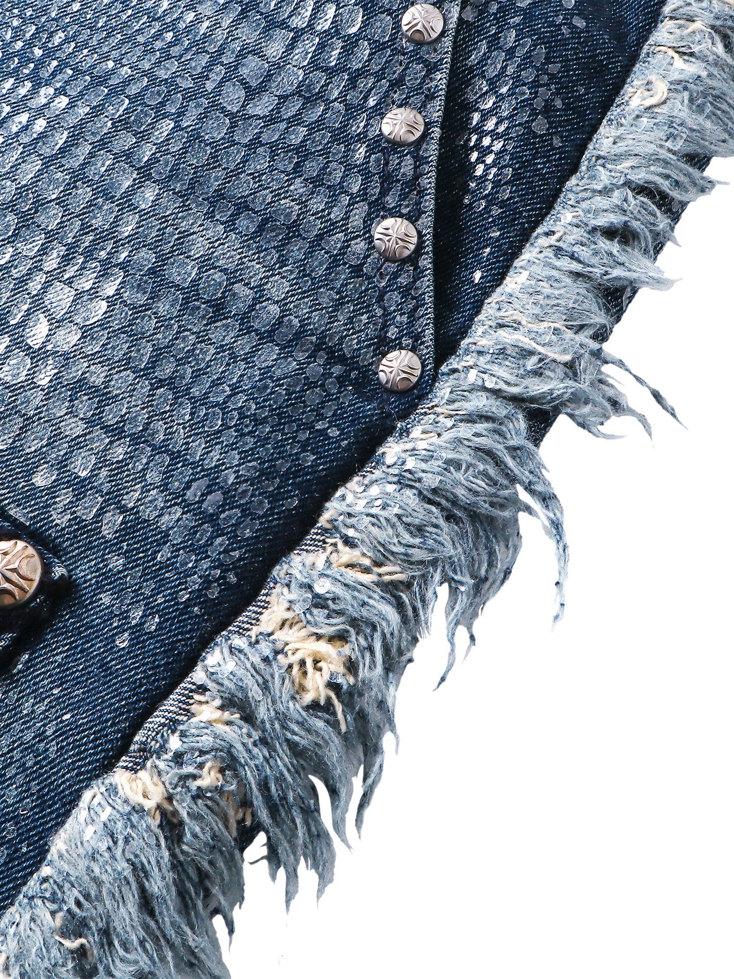 LUMINOUSDAWN FRINGED JEANS