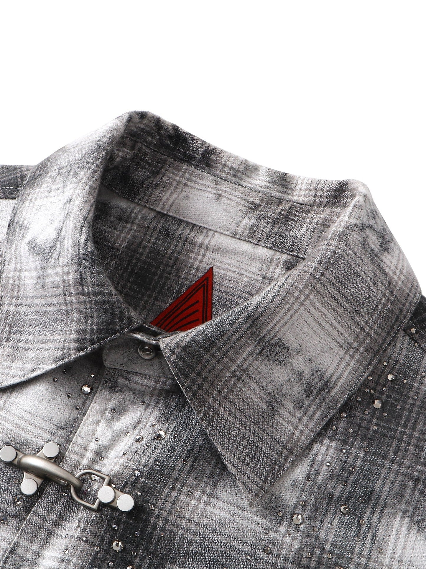 ECLIPSE OF THE BLOOD MOON PADDED RHINESTONE SHIRT