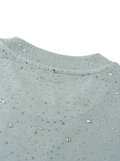 LUMINOUS DAWN RHINESTONE S/S TEE