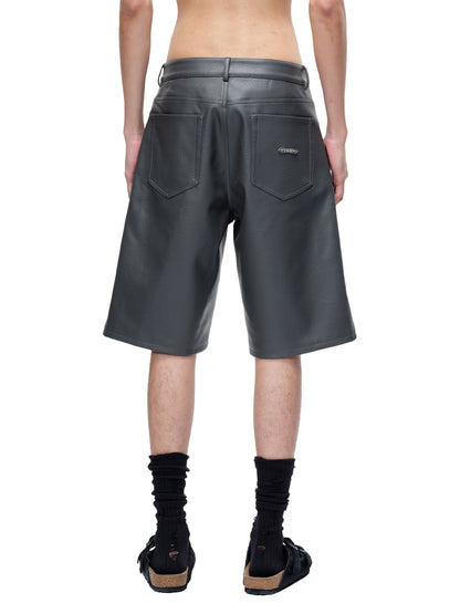 LUMINOUS DAWN  LEATHER SHORTS