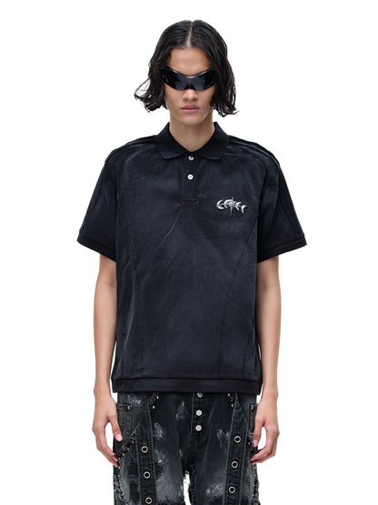 LUMINOUS DAWN STRUCTURED POLO S/S TEE