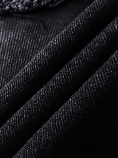 LUMINOUS DAWN SCULPTED BAT FLARE JEANS