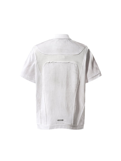 LUMINOUS DAWN STRUCTURED POLO S/S TEE