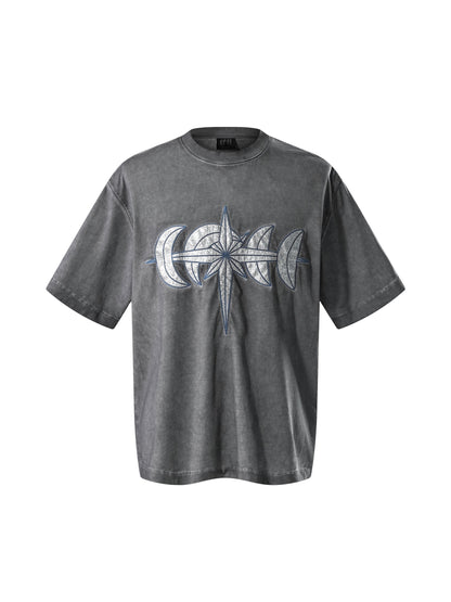 LUMINOUS NIGHT LEATHER PATCH S/S TEE