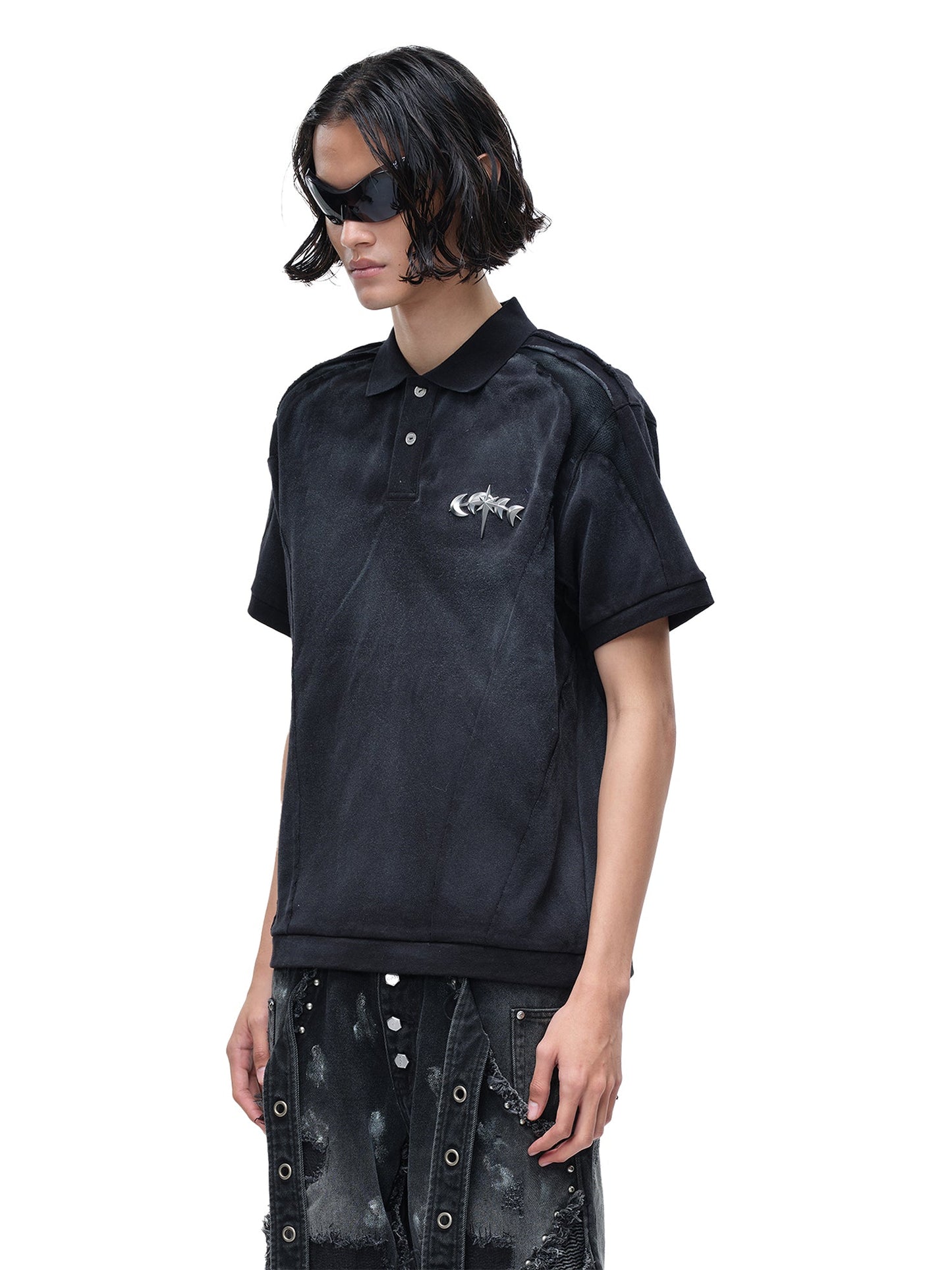 LUMINOUS DAWN STRUCTURED POLO S/S TEE