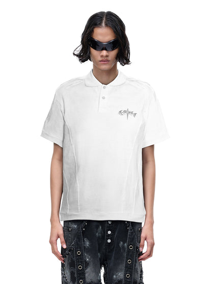 LUMINOUS DAWN STRUCTURED POLO S/S TEE
