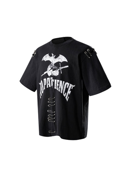 LUMINOUS DAWN DESTROYED PATCHWORK S/S TEE