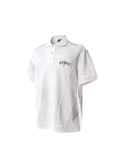 LUMINOUS DAWN STRUCTURED POLO S/S TEE