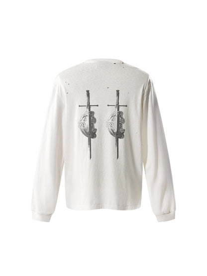 LUMINOUS DAWN SWORD & SHIELD L/S TEE