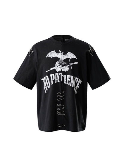 LUMINOUS DAWN DESTROYED PATCHWORK S/S TEE