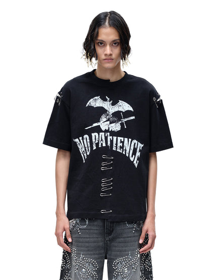 LUMINOUS DAWN DESTROYED PATCHWORK S/S TEE