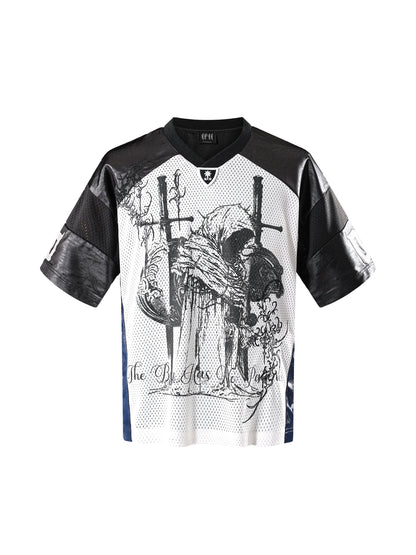 LUMINOUS DAWN SWORDSHIELD & KNIGHT RUGBY SHIRT