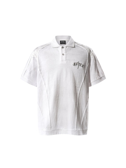 LUMINOUS DAWN STRUCTURED POLO S/S TEE