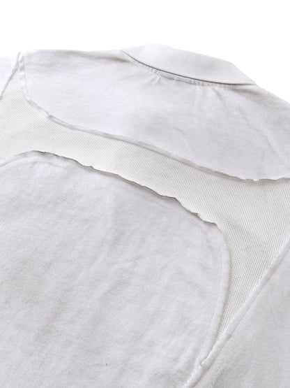 LUMINOUS DAWN STRUCTURED POLO S/S TEE