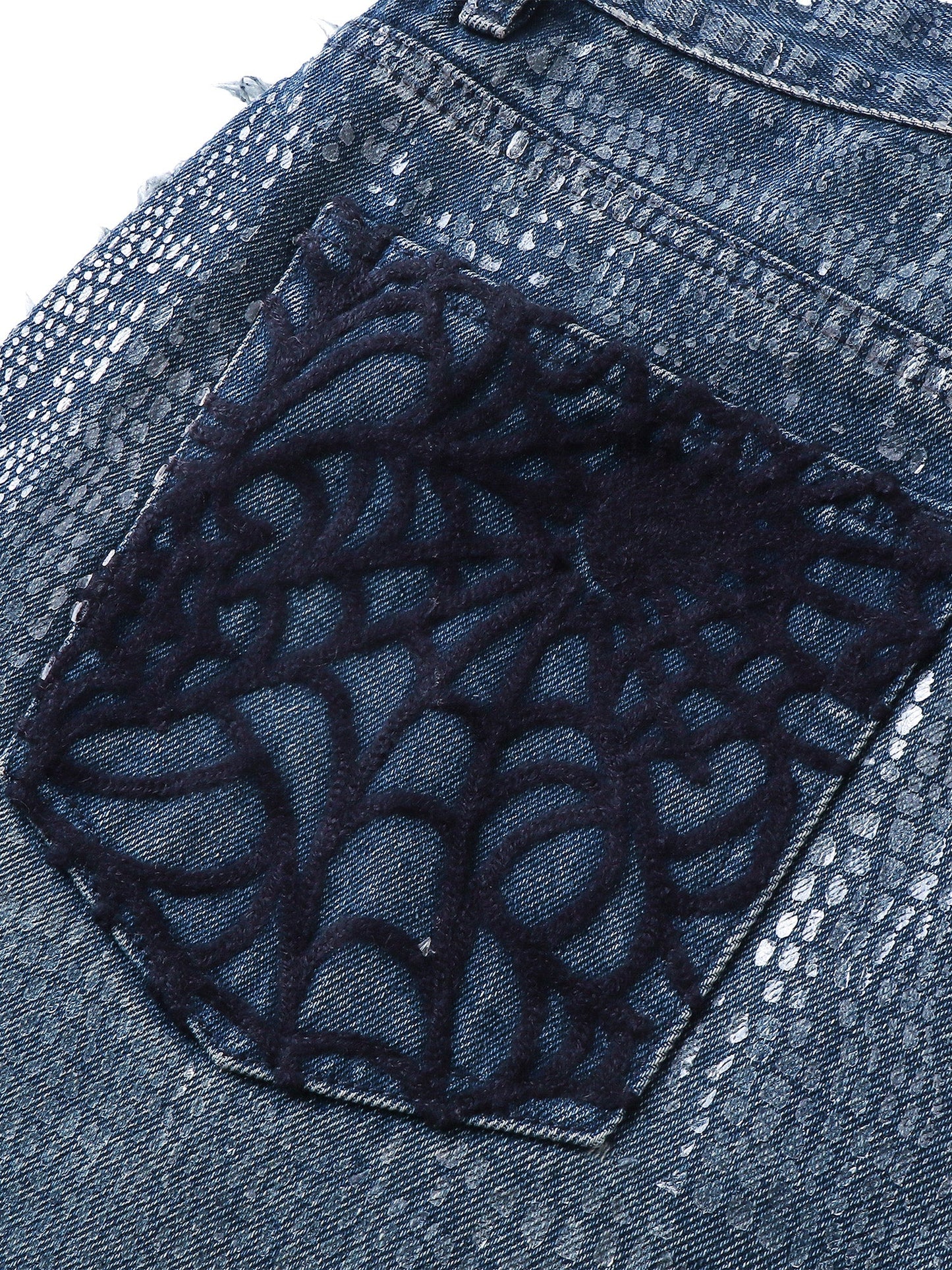 LUMINOUSDAWN FRINGED JEANS