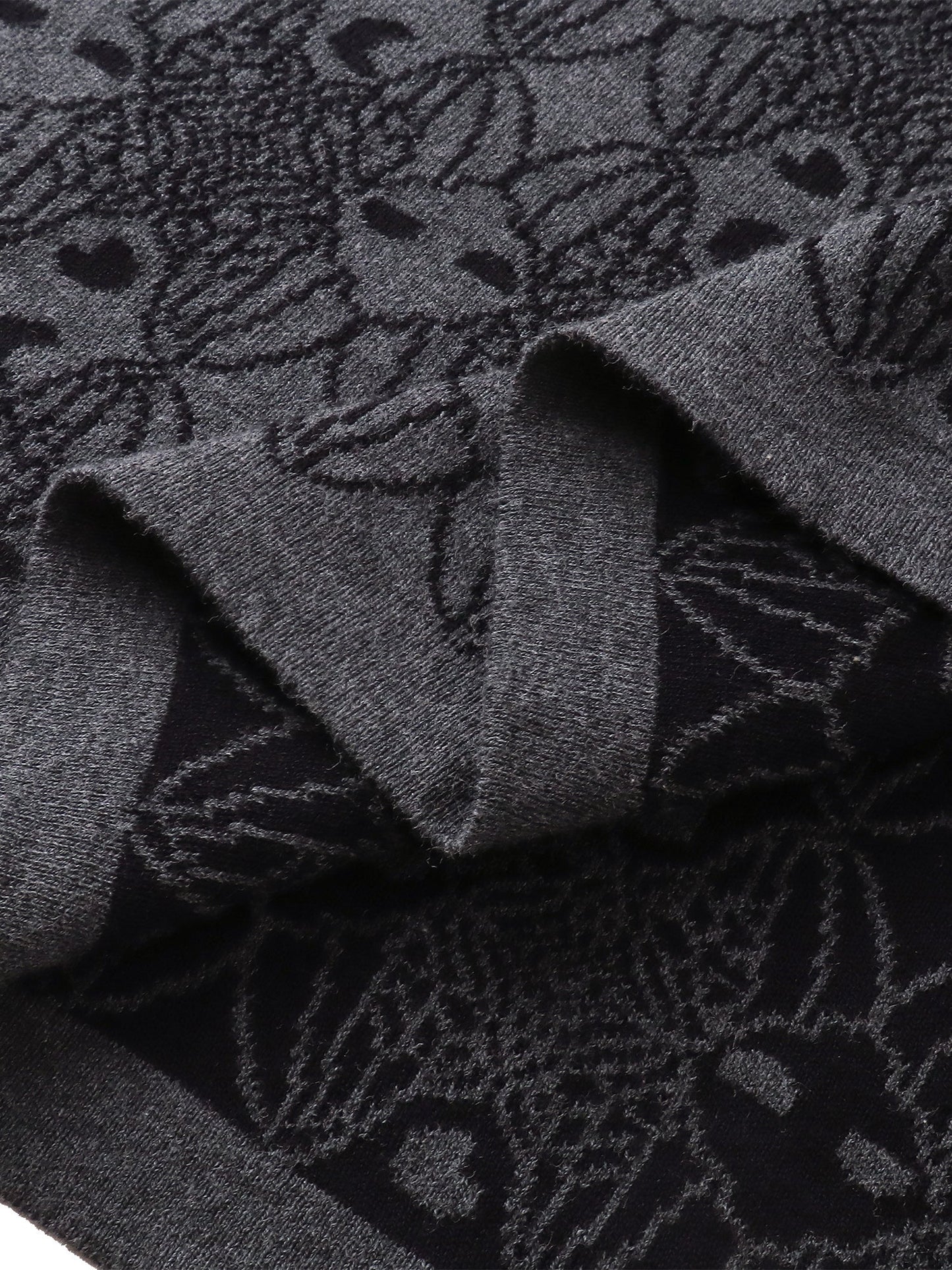 LUMINOUS DAWN BAT PATTERN POLO TEE