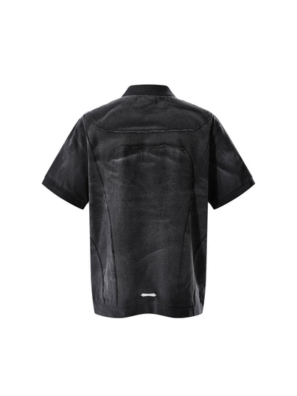 LUMINOUS DAWN STRUCTURED POLO S/S TEE