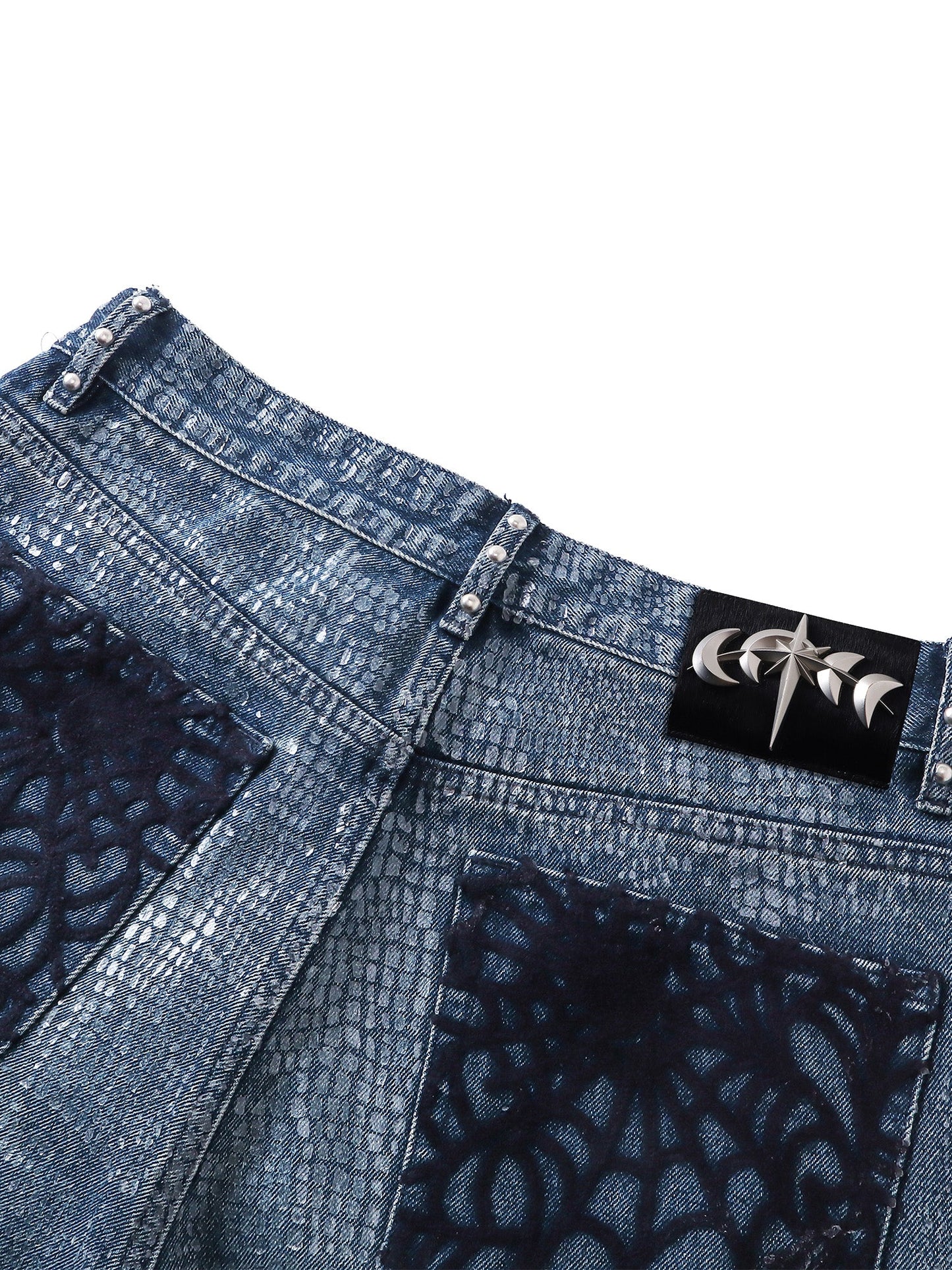 LUMINOUSDAWN FRINGED JEANS