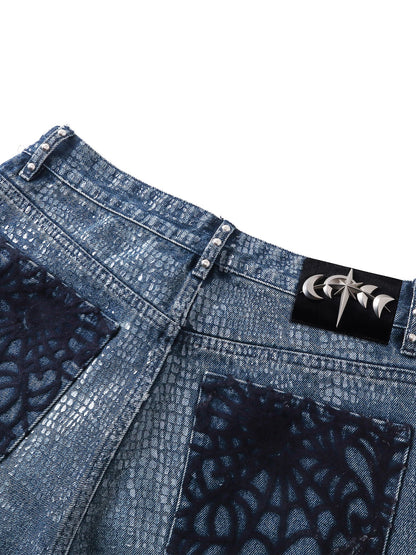 LUMINOUSDAWN FRINGED JEANS