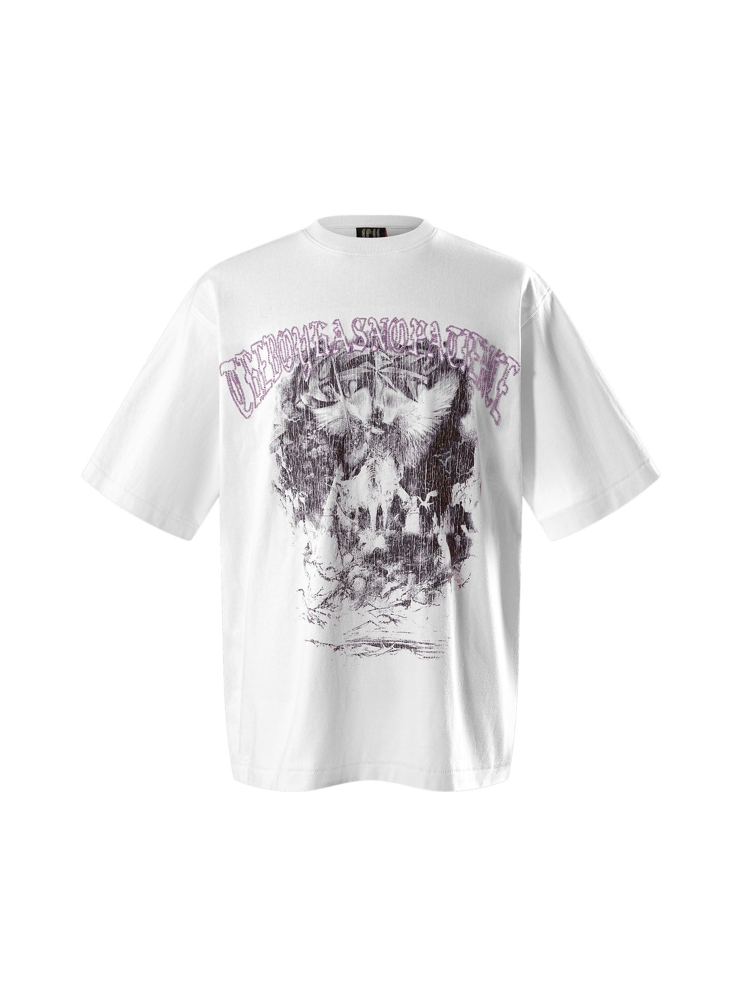 LUMINOUS DAWN DISTRESSED PATTERN S/S TEE