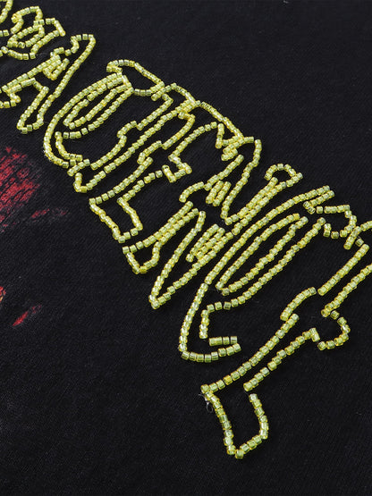 LUMINOUS DAWN DISTRESSED PATTERN S/S TEE