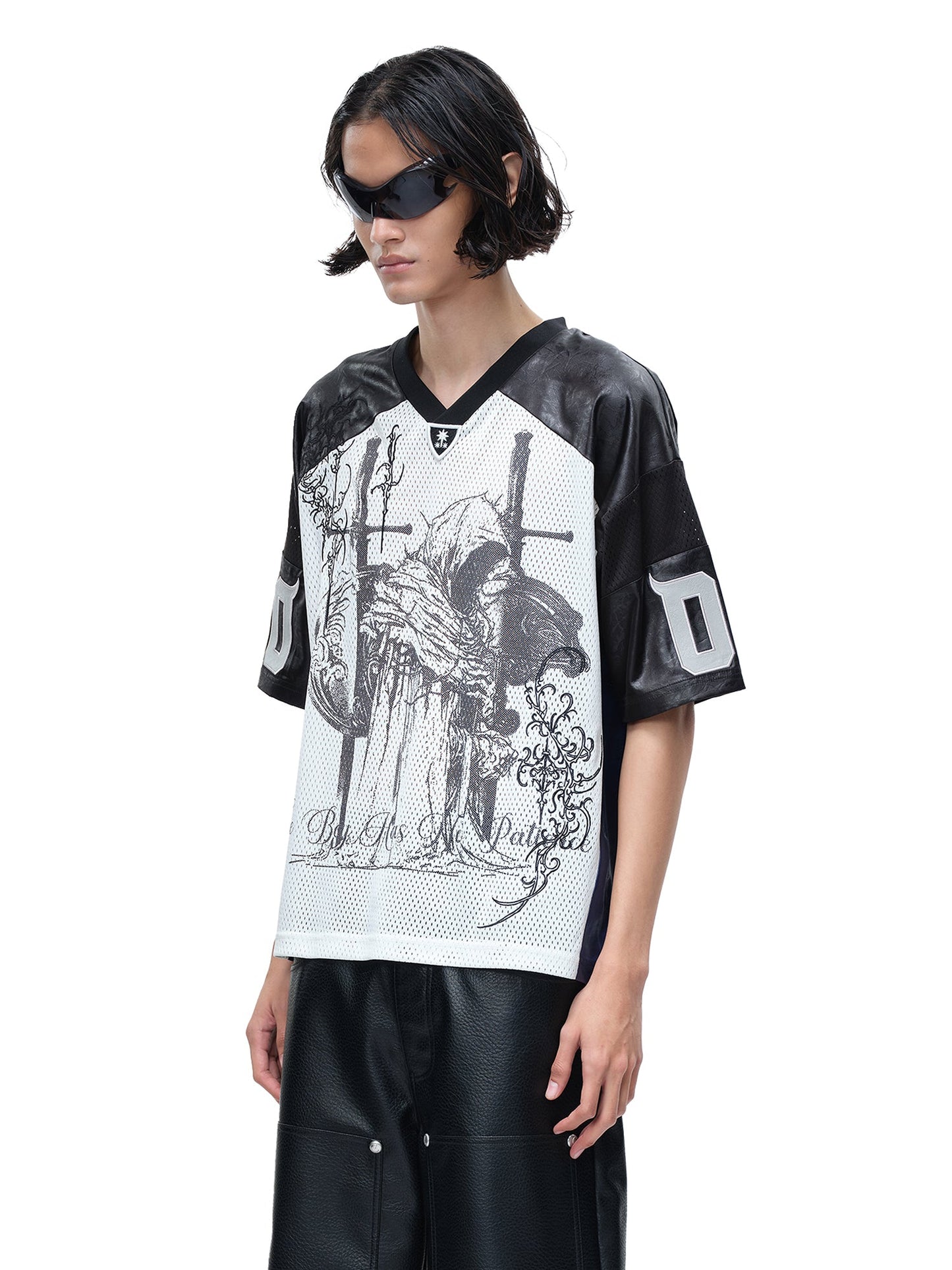 LUMINOUS DAWN SWORDSHIELD & KNIGHT RUGBY SHIRT