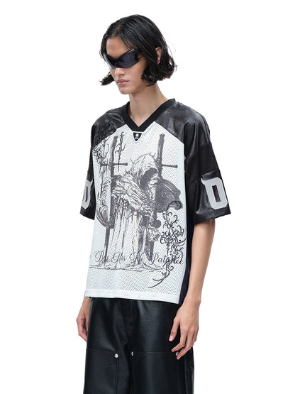 LUMINOUS DAWN SWORDSHIELD & KNIGHT RUGBY SHIRT