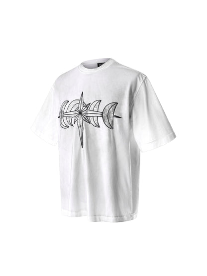 LUMINOUS NIGHT LEATHER PATCH S/S TEE