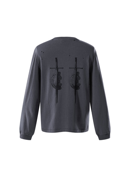 LUMINOUS DAWN SWORD & SHIELD L/S TEE