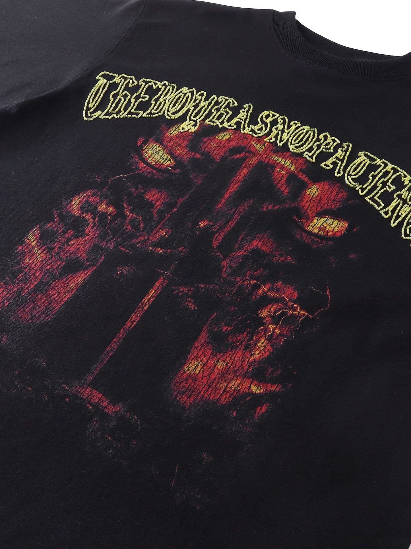 LUMINOUS DAWN DISTRESSED PATTERN S/S TEE