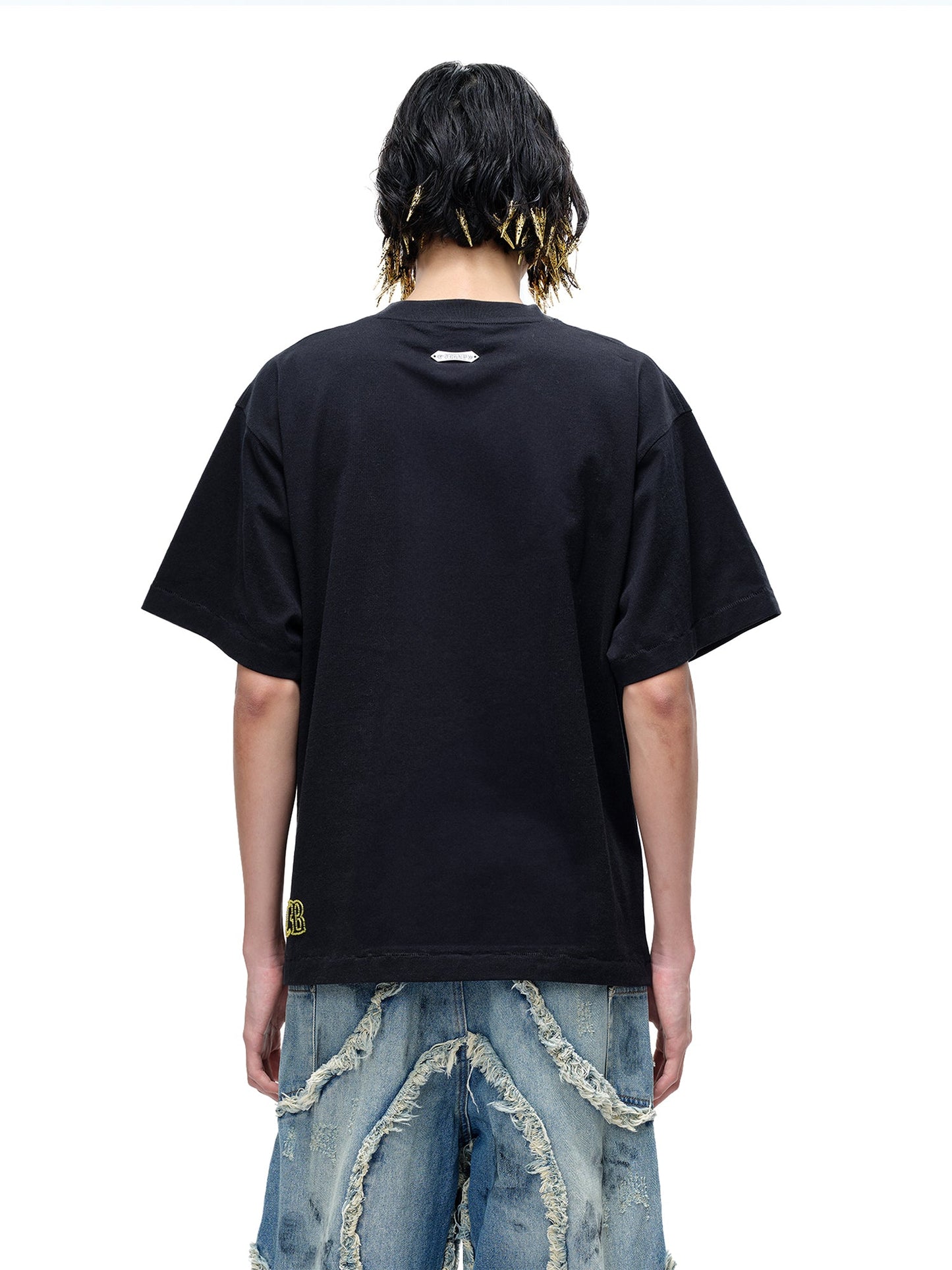 LUMINOUS DAWN DISTRESSED PATTERN S/S TEE