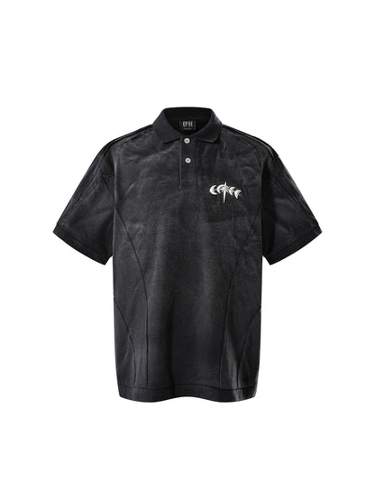 LUMINOUS DAWN STRUCTURED POLO S/S TEE