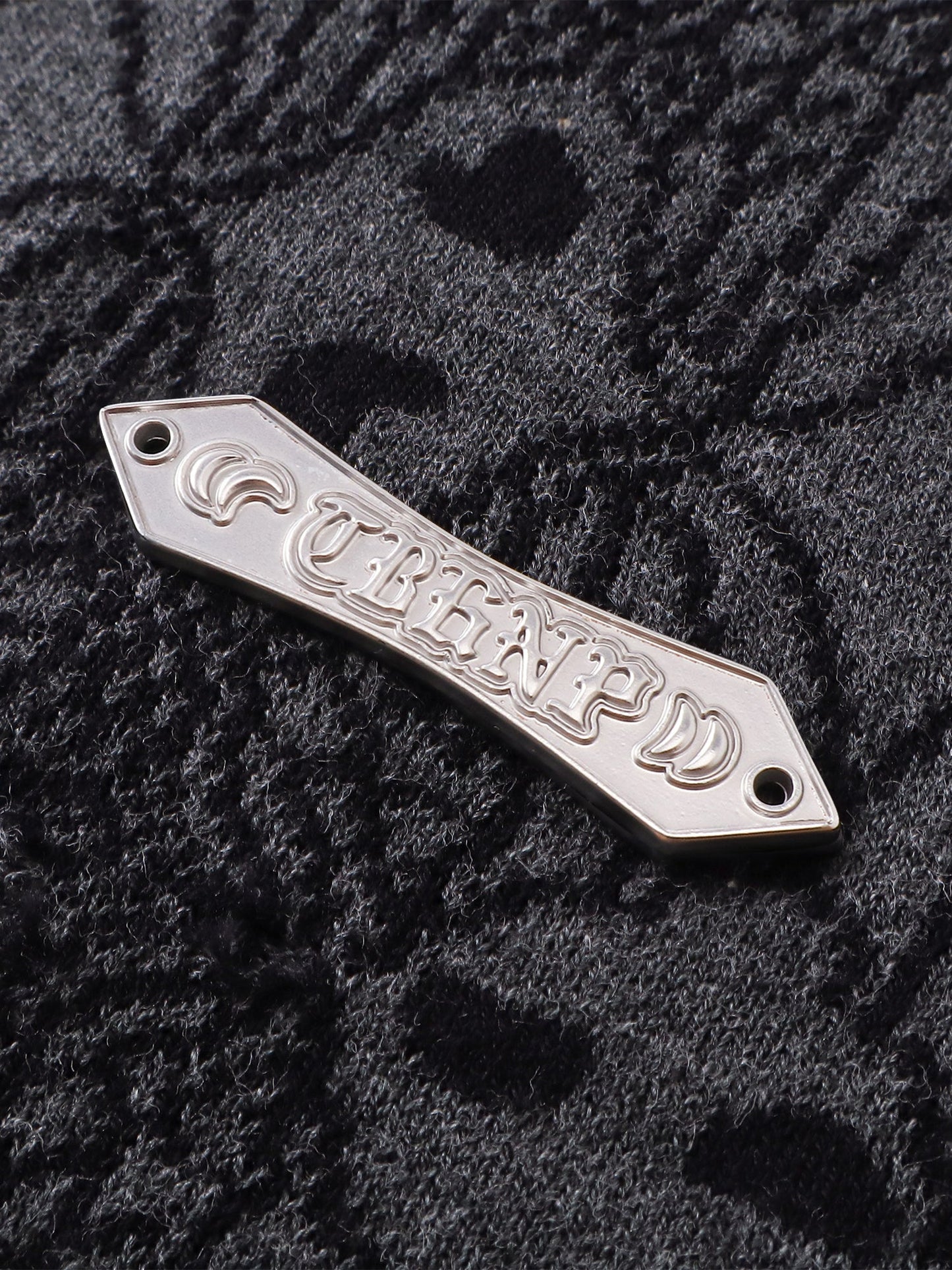 LUMINOUS DAWN BAT PATTERN POLO TEE