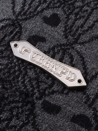 LUMINOUS DAWN BAT PATTERN POLO TEE