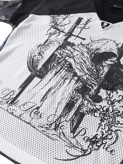 LUMINOUS DAWN SWORDSHIELD & KNIGHT RUGBY SHIRT