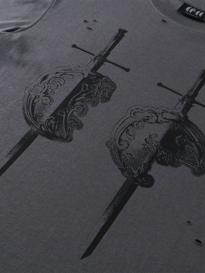 LUMINOUS DAWN SWORD & SHIELD L/S TEE