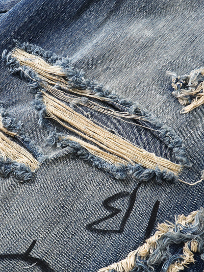 LUMINOUS DAWN GRAFFITI JEANS