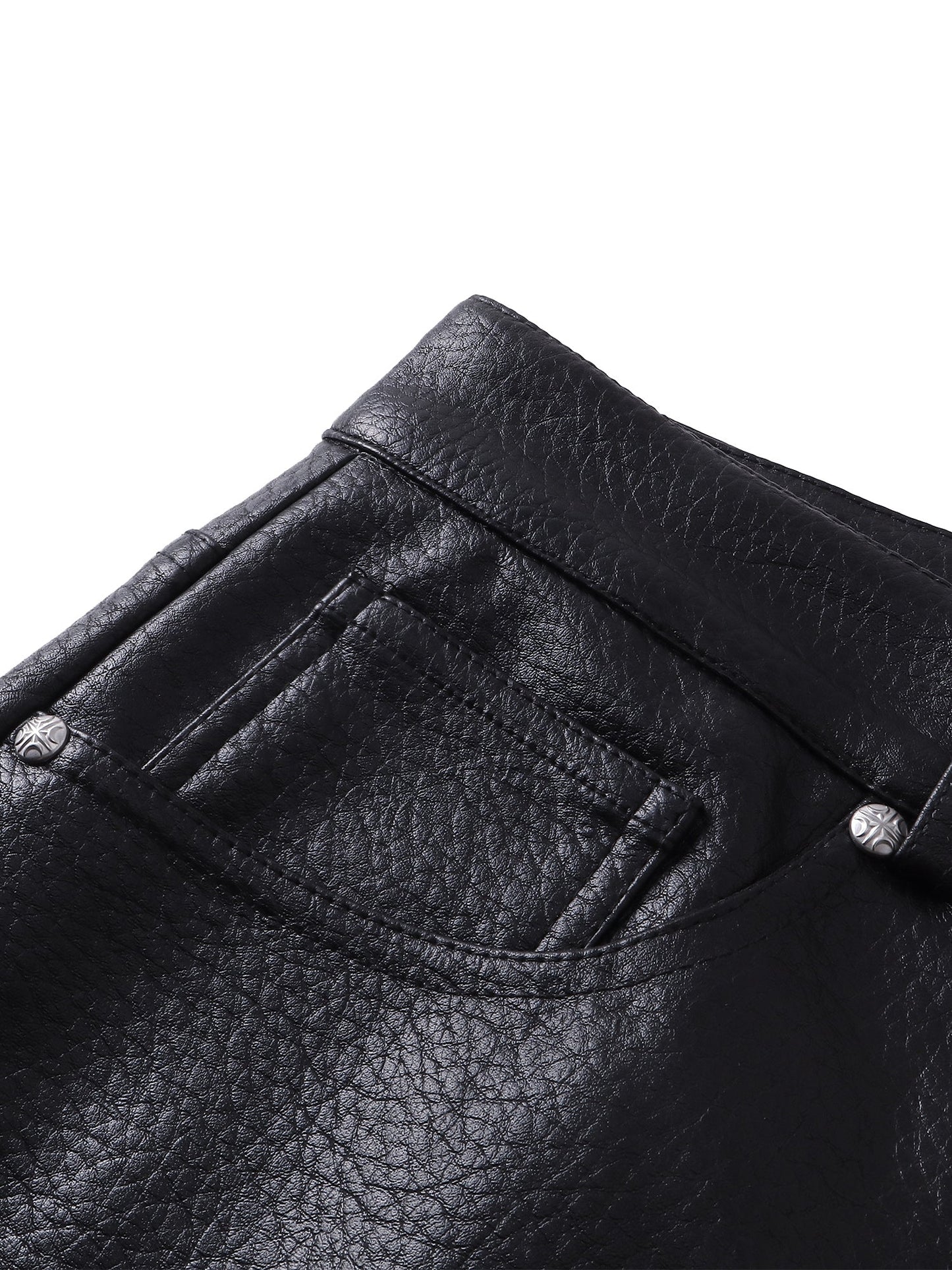 LUMINOUS DAWN  LEATHER SHORTS