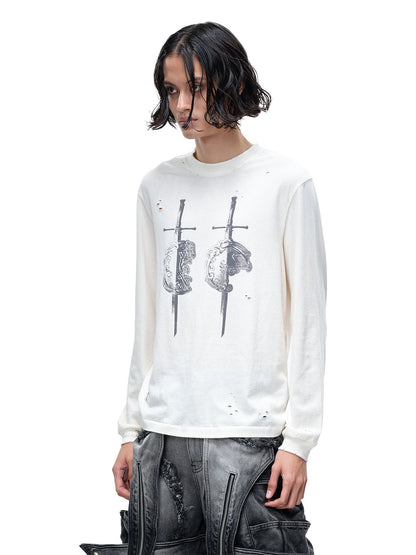 LUMINOUS DAWN SWORD & SHIELD L/S TEE