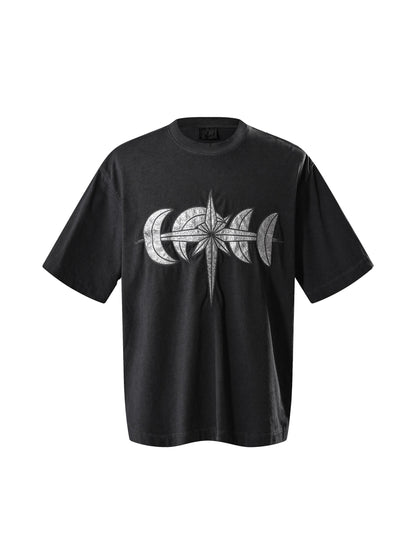 LUMINOUS NIGHT LEATHER PATCH S/S TEE