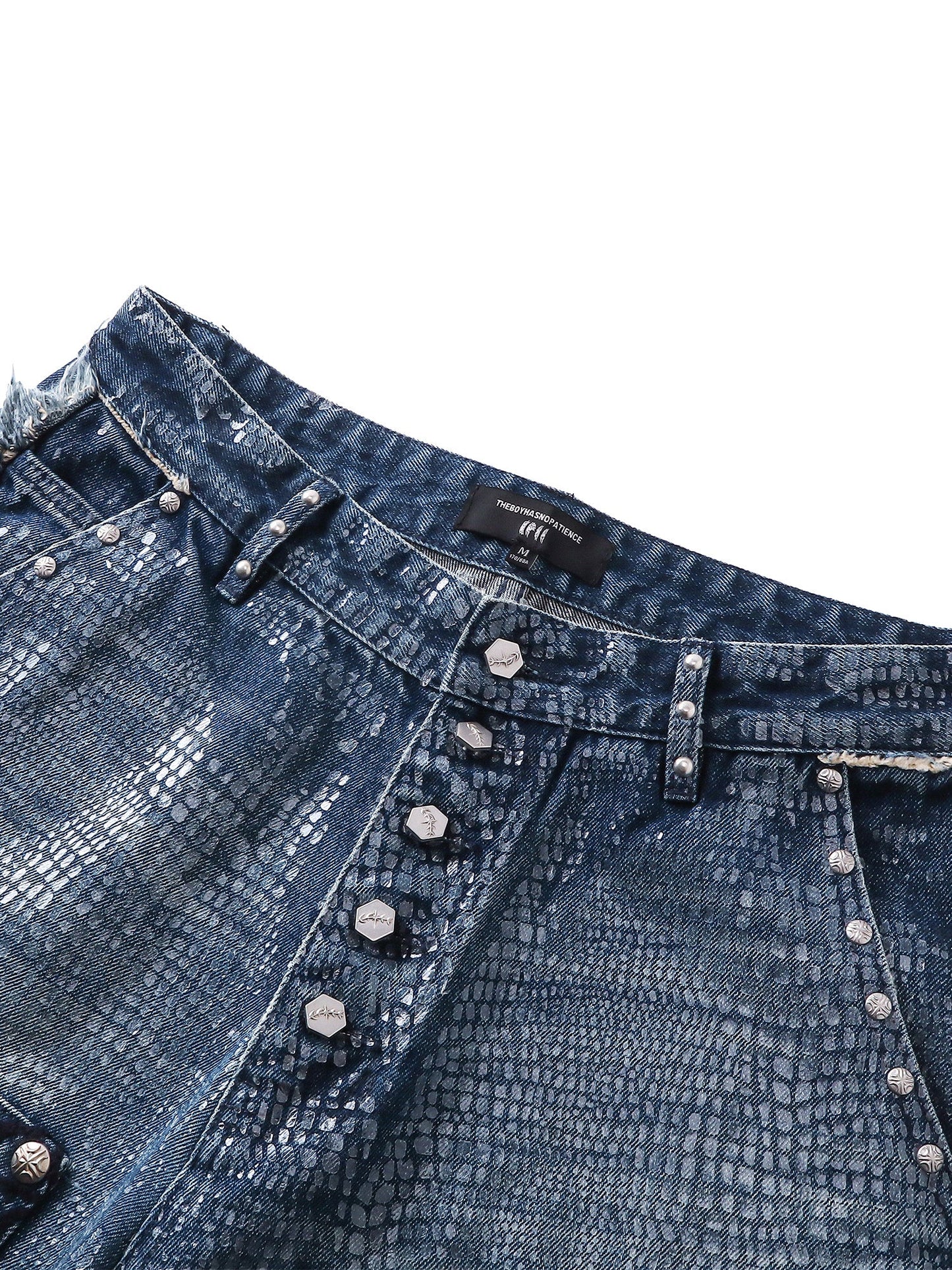 LUMINOUSDAWN FRINGED JEANS