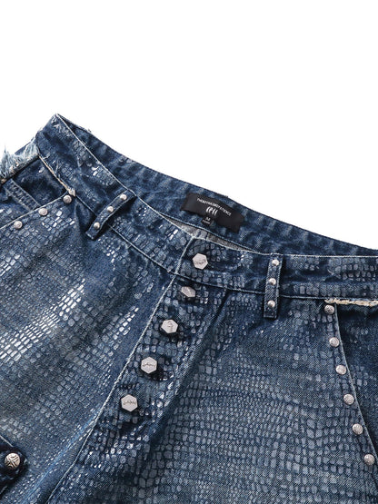 LUMINOUSDAWN FRINGED JEANS