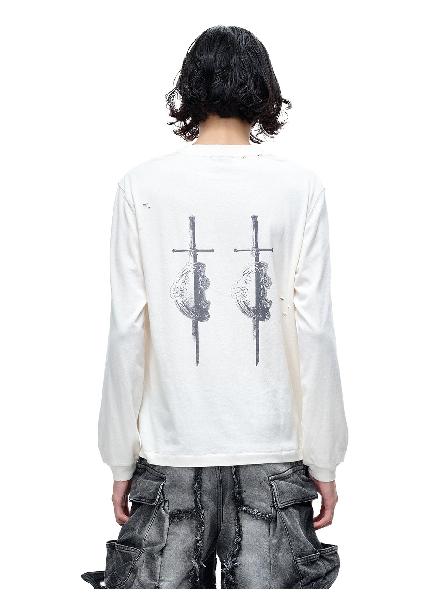 LUMINOUS DAWN SWORD & SHIELD L/S TEE