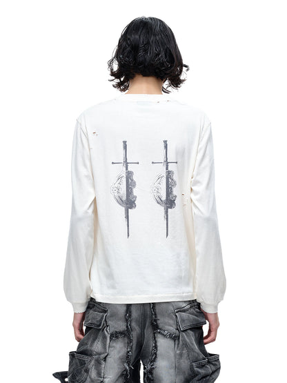 LUMINOUS DAWN SWORD & SHIELD L/S TEE