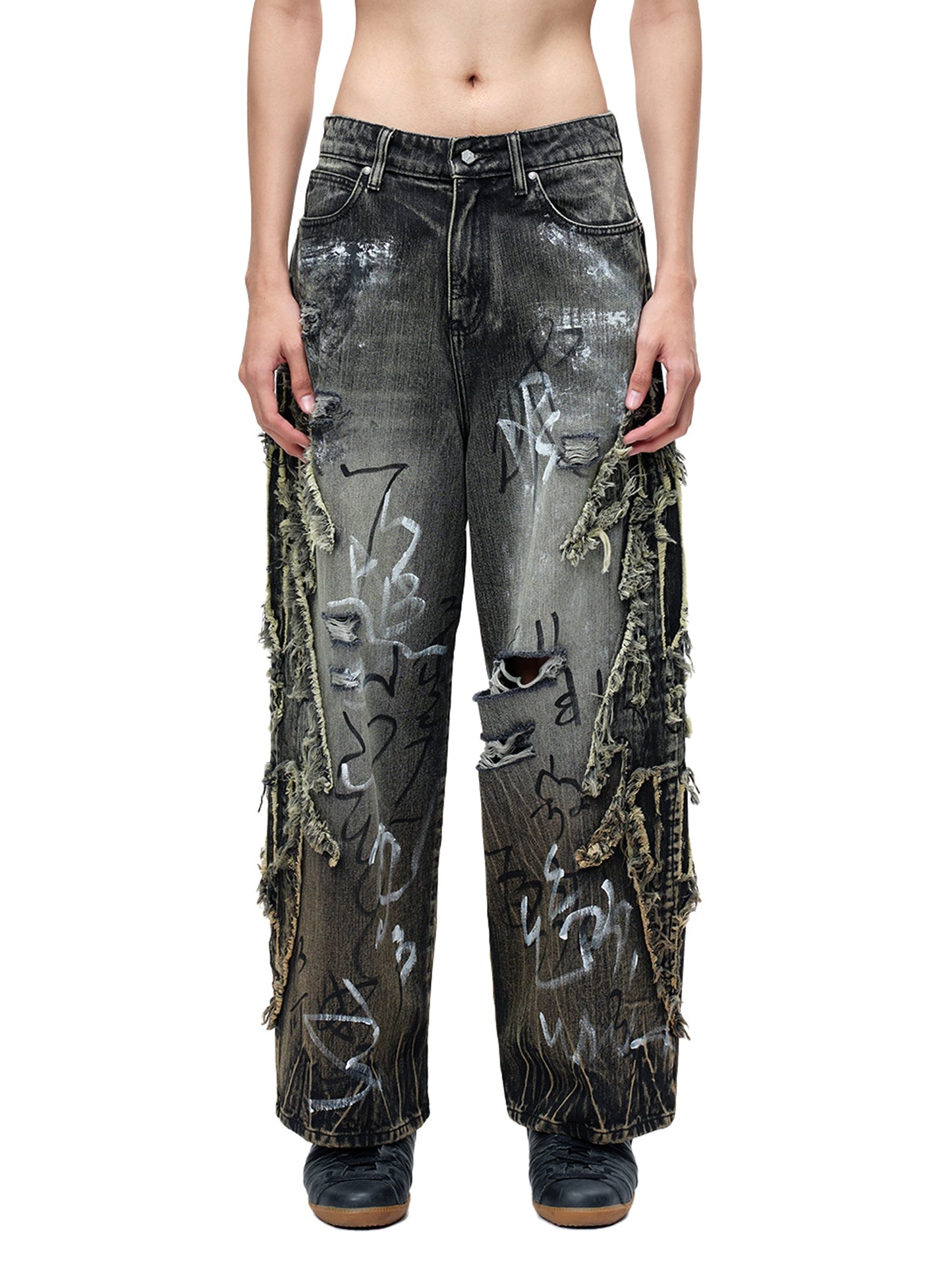 LUMINOUS DAWN GRAFFITI JEANS